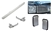 LRC1141 - Front Silver Upgrade Kit Defender - Fits Land Rover Defender up to 2002 - Includes Bumper, Mirrors, Handles and Grille