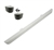 LRC1143 - Silver Front Bumper and End Cap Kit for Land Rover Defender - Comes Complete with Two End Caps and Clips