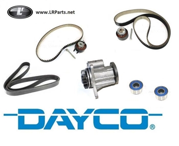 LRC1147 - Dayco Branded Full Timing Belts, Fan Belt and OEM Water Pump TDV6 For Range Rover Sport 2007-2009 and Discovery 3 - For EU3 2.7 TDV6 Engine