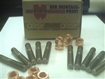 LRC1150 - Uprated TD5 Exhaust Manifold Studs and Nuts for Defender and Discovery by Wurth