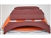 LRC12220 - Fits Defender Puma Dash Trim and Handle Kit - Burgundy Leather With Black Stitch By Lucari - Fits From 2007 Onwards