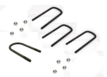 LRC1301 - Front U Bolt Kit for 1 Land Rover Series SWB Diesel Models and LWB (except 1 Ton)