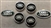 LRC1350.LRC - Brand New Green and Silver Fits Land Rover Badge Kit - Front and Rear Badge and 4 X Wheel Caps For Range Rover and Land Rover Vehicles