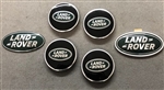 LRC1350.LRC - Brand New Green and Silver Fits Land Rover Badge Kit - Front and Rear Badge and 4 X Wheel Caps For Range Rover and Land Rover Vehicles