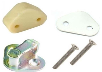LRC1366 - Fits Defender Door Lock Striker Kit - Fits Either Front or Rear Side Doors - Complete with Packer, Gasket and Screws