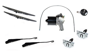 LRC1419 - Front Wiper Kit For Defender up to 2001 - Right Hand Drive - Everything Required to Recondition Your Motor, Wheel Boxes Etc