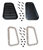 LRC1424 - Wing Top Vent Cover Kit for Defender - Vented and Non-Vented Grille - For Right Hand Drive Vehicles - Includes Seals, Nuts and Screws
