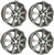 LRC1489 - Set of Four Stormer Alloy Wheels in Silver - 20 X 9.5 - For Range Rover Sport, Range Rover L322 and Discovery 3 & 4