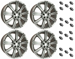 LRC1490 - Set of Four Stormer Alloy Wheels in Silver with 20 Chrome Wheel Nuts - 20 X 9.5 - For Range Rover Sport, Range Rover L322 and Discovery 3 & 4