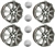 LRC1492 - Set of Four Stormer Alloy Wheels in Silver with 4 Wheel Caps - 20 X 9.5 - For Range Rover Sport, Range Rover L322 and Discovery 3 & 4