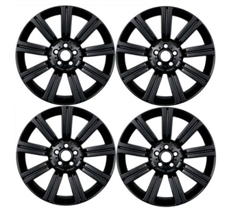 LRC1494 - Set of Four Stormer Alloy Wheels in Matt Black - 20 x 9.5 - For Range Rover Sport, Range Rover L322 and Discovery 3 & 4
