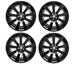 LRC1499 - Set of Four Stormer Alloy Wheels in Gloss Black - 20 x 9.5 - For Range Rover Sport, Range Rover L322 and Discovery 3 & 4