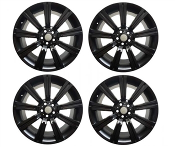 LRC1499 - Set of Four Stormer Alloy Wheels in Gloss Black - 20 x 9.5 - For Range Rover Sport, Range Rover L322 and Discovery 3 & 4