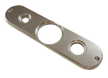 LRC1526 - Fits Defender Aluminium Centre Dash Panel - For Cigarette Lighter, Rear Wiper Switch and 52mm Gauge - Defender 1983-1993