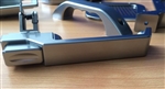 LRC1542LH - Fits Defender Aluminium Exterior Door Handle in Silver - Left Hand - Comes With Key Hole For Long Puma Style Key - Will Fit From 2002-2016