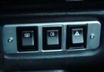 LRC1574 - Fits Defender Aluminium Centre Dash Switch Panel - With Three Switch Cut Outs - Defender 1983-2006