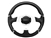 LRC1665 - Fits Defender Momo Millenium Steering Wheel with Black Leather Detailing - 350mm