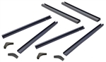 LRC2261 - Fits Defender Front Window Channel Kit - Right and Left Hand - Land Rover Defender 90 and 110 Front Doors