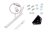 LRC2325 - Fits Defender 110 Rear of Sill to Body Support Bracket and Fitting Kit - Right Hand - Fits from 1983-2016