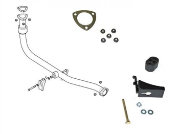 LRC2336 - TD5 Front Pipe Fitting Kit for Land Rover Defender and Discovery 2 - Fits All TD5 Engines