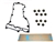 LRC2372 - TD5 Rocker Cover Gaskets and Grommet Kit for Defender and Discovery 2 - Fits from 2002 (from Vin 2A622424 Onwards)