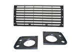 LRC2377 - For Land Rover Defender Front Grille and Headlamp Surround Kit in Black Plastic - Fits All Vehicles from 1983-2016 (TD5 Style Surrounds)