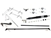 LRC2389 - Fits Defender Track Rod and Steering Bar Assembly with Three Track Rod Ends, Left Hand Drive Drop Arm, Steering Damper and Fittings