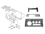 LRC2394 - Fits Defender Instrument Panel and Surround Kit - Fits from 1983-1998 - Right Hand Drive - Includes Fittings