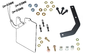 LRC2404 - Rear Mudflap Fitting Bracket and Fittings for Land Rover Defender 90 - Fits Either Side with Nuts, Bolts and Washers