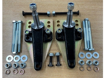 LRC3017 - Terrafirma Rear Top Shock Mount Re-Locator Kit with Shock Mounts and Fittings - Fits Defender, Discovery 1 and Range Rover Classic