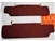LRC34029 - Fits Defender Sun Visor Kit - Burgundy Leather with Black Stitch By Lucari - Comes as a Pair