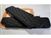 LRC34128 - Fits Defender Sun Visor Kit - Black Honeycomb Quilted Leather with White Stitch By Lucari - Comes as a Pair