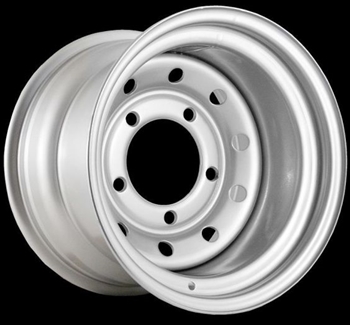 LRC5004KIT - Steel Modular Wheel in Silver - 15" X 10" - Will Fits Defender, Discovery 1 and Range Rover Classic