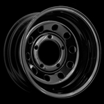 LRC5020 - Steel Modular Wheel in Black - 16" x 8" with -35 Offset - Will Fit For Defender, Discovery 1 and Range Rover Classic