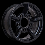 LRC5025 - Challanger Alloy In Black - 16 x 7 - Will Fit For Defender Discovery 1 and Range Rover Classic