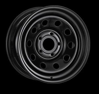 LRC5039 - Black Modular Steel Wheel - 16 x 8 (Off Set - 35) For Discovery 2 (1998-2004) and Range Rover P38