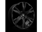 LRC5052 - Hawke Spirit Alloy Wheel in Matt Black - 22" - Fits For Range Rover (2002 Onwards), Range Rover Sport and Discovery 3, 4 & 5