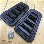 LRC6026 - Fits Defender XS Wing Top Vents in Satin Black - Fits All Defenders From 1983 - 2016