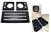 LRC6033 - Fits Defender XS Front Grille, Headlamp Surrounds, Wing Top and Side Vents in Black Gloss Grille - Fits All Defenders up to 1993