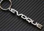 LRC8011 - Key Ring - Evoque Mk 1 Keyring in 2.5 mm Brushed Stainless Steel For Range Rove