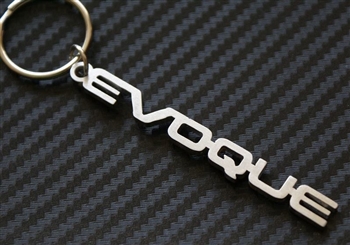 LRC8011 - Key Ring - Evoque Mk 1 Keyring in 2.5 mm Brushed Stainless Steel For Range Rove