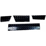 LRD306B-3 - Chequer Plate - Side Skirt Chequer in Black 3mm - Full Vehicle Kit For Discovery 2