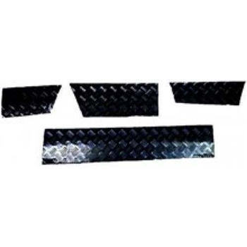 LRD306B-3 - Chequer Plate - Side Skirt Chequer in Black 3mm - Full Vehicle Kit For Discovery 2