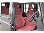 LRI38016 - LRI Full Burgundy Leather 5 Seat Interior for Defender 110 TDCI Puma