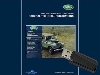 LTP3001USB - Original Technical Publications on USB Stick For Land Rover Series I, II & III