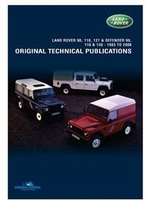 LTP3003 - Land Rover Defender 1983-2006 - Land Rover Original Technical Publications Dvd - For Land Rover 90, 110, 127 and Defender 90, 110 & 130