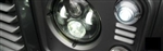 MD-J001- - Def Black LHD LED Headlights 7" Pair (E Marked) (S)