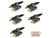 MSC000040 - Set of 5 Injectors for Land Rover Defender and Discovery TD5 up to 2001 - Includes OEM Equipment Seals and Washers