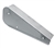 MUC3987SS - LH Stainless Steel Rear Mudflap Bracket Def 90 83-16 (S)