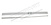 MUC4073WR - Metal Shim for Land Rover Defender Window Channel - Fits to Rear Vertical Part of Front Door Window - Up to 2001